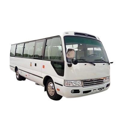 Ônibus diesel 7m da pousa-copos do padrão de emissão do Euro 2 transmissão manual Mini Bus Van de 22 assentos