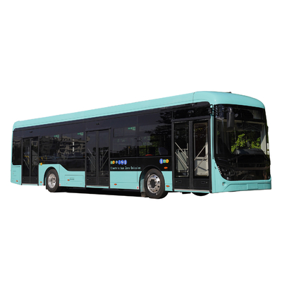do ônibus elétrico padrão da cidade da certificação da UE de 12m poder do motor de Front Rear Disc Brake 239kw do assoalho baixo
