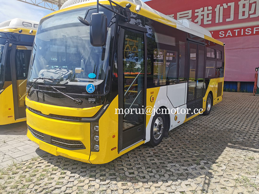 7.7m ZEV Autocarros Públicos Elétricos Carga completa 200 km Direito Direito Autobus de transporte panorâmico