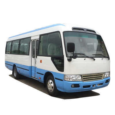 Refrigerador diesel da condição do ar da transmissão manual de Van Bus 140hp dos assentos de Coaster Bus 30 do treinador