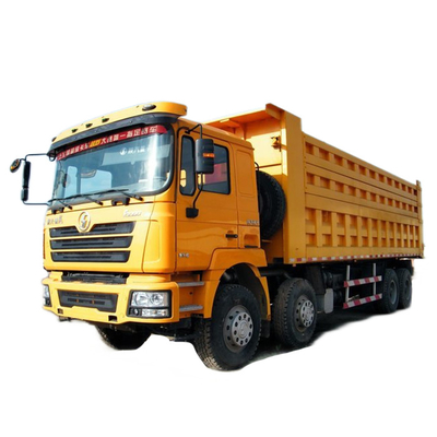 Suspensão hidráulica dos caminhões basculantes diesel resistentes da emissão 380hp 10MT do Euro 2 do caminhão basculante de Shacman F3000 8x4 do táxi