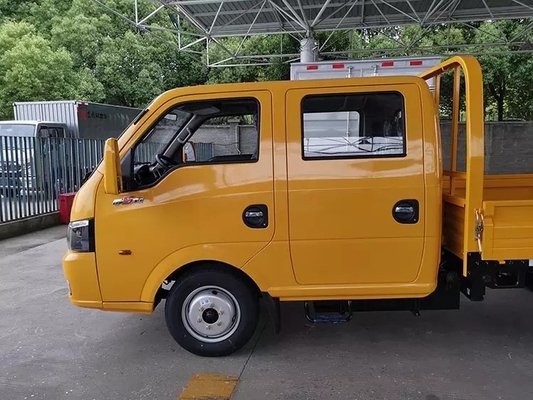 DONGFENG Caminhão de Carga Leve Cabine Dupla Luzes de Carga com Cama de Carga 90Hp Motor Diesel