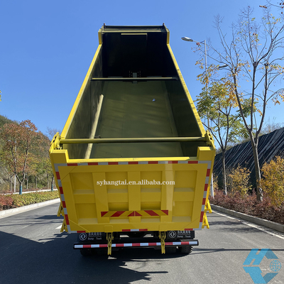 O transporte de registro de mineração 50 Ton Dump Truck 8x4 12 do caminhão basculante pesado roda o motor diesel