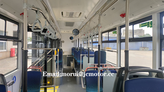do ônibus elétrico padrão da cidade da certificação da UE de 12m poder do motor de Front Rear Disc Brake 239kw do assoalho baixo