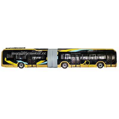 18m FCEV Electric City Bus 55 assentos articulado BRT Carga total 350km alcance milha