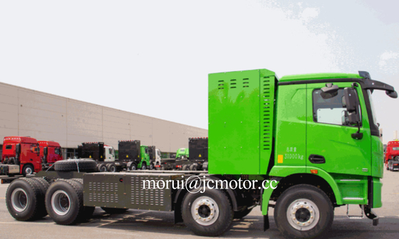 FCEV New Energy Hydrogen Electric Dump Truck 12 rodas 8x4 31 toneladas Kilometragem de 350 km para mina de carvão