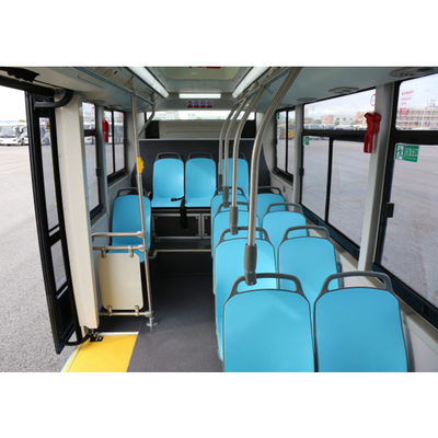 Autobus urbano eléctrico de 6m BEV 12 lugares 150 km quilometragem para transporte urbano rural de passageiros