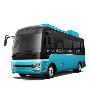 Autocarro público elétrico de 7 metros ZEV personalizado 22 lugares com carga total 250 km ônibus de transporte para funcionários