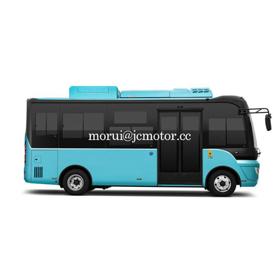Autocarro público elétrico de 7 metros ZEV personalizado 22 lugares com carga total 250 km ônibus de transporte para funcionários