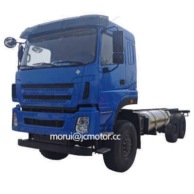 Camião especial de 25 a 35 toneladas Motor de GNL 6x6 Guindaste Deserto Off Road Full Drive Camião de resgate Chassi