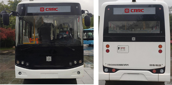 A cidade elétrica completa de 6,5 medidores transporta 16 a cor personalizada da distância entre o eixo dianteira e traseira dos assentos 3300mm