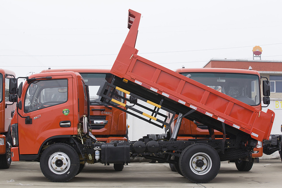 Direção 3.7m da esquerda do motor do Euro 4 DONGFENG Tipper Truck YUCHAI