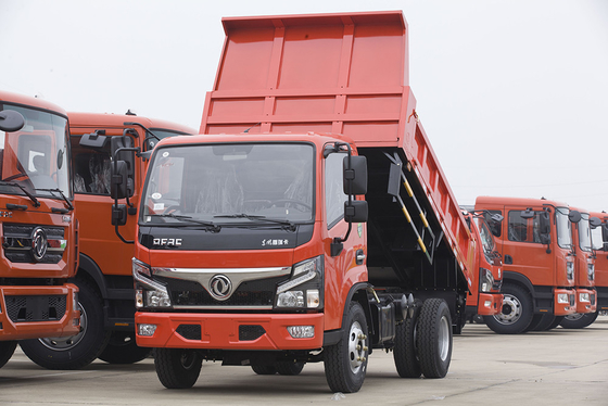 Direção 3.7m da esquerda do motor do Euro 4 DONGFENG Tipper Truck YUCHAI