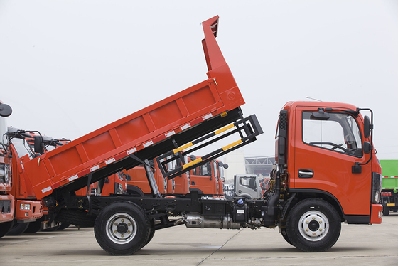 Direção 3.7m da esquerda do motor do Euro 4 DONGFENG Tipper Truck YUCHAI