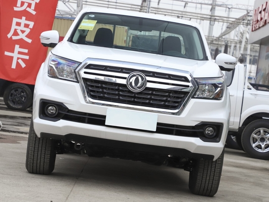 Assentos dobro do táxi 5 do caminhão do frete da luz do tanque de carga do recolhimento 1.7m de China DONGFENG 4WD