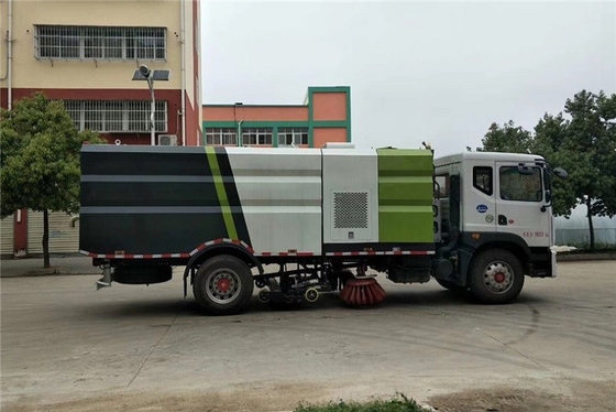 Do caminhão municipal do saneamento da vassoura motor diesel de limpeza 4x2 8m 200 HP