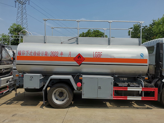 170 distância entre o eixo dianteira e traseira 3800mm de CBM do caminhão 8,5 do transporte do óleo de motor diesel de HP