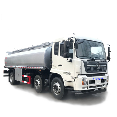 Caminhão pesado GVW 19Cbm de 25 toneladas 245hp do transporte do petroleiro de três óleos da linha central 6x2