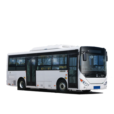 Ônibus elétrico puro do transporte da cidade de 28 Seater direção esquerda de 8 medidores com condicionador de ar