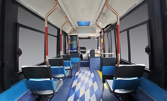 Mini camioneta expresso da cidade de EV milhagem elétrica 265km do ônibus de 10 - de 14 Seater