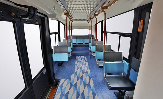 Mini camioneta expresso da cidade de EV milhagem elétrica 265km do ônibus de 10 - de 14 Seater