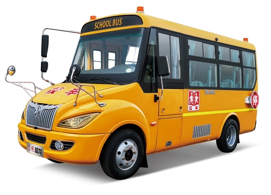 Camioneta expresso amarela do ABS 120hp padrão diesel do ônibus de escola primária 6m da criança WEICHAI