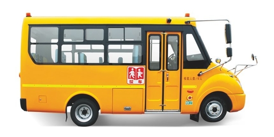 5m 10 - 19 distância entre o eixo dianteira e traseira do motor 68hp 2900mm de Shuttle Bus Diesel do estudante do passageiro