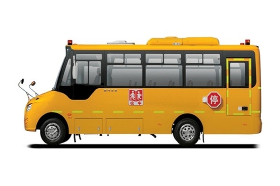 estudante 140hp de Shuttle Bus 24 - 45 de 7.9m ônibus escolar amarelo do motor diesel dos assentos