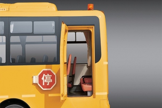 estudante 140hp de Shuttle Bus 24 - 45 de 7.9m ônibus escolar amarelo do motor diesel dos assentos