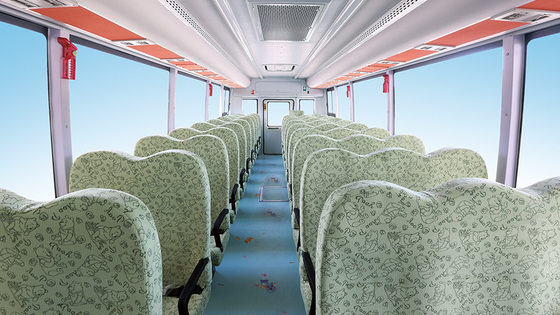 Estudante Shuttle Bus da escola do motor diesel 9.6m 24 - 51 assentos 165hp