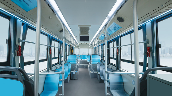 Milhagem luxuosa 300 - 400km da distância entre o eixo dianteira e traseira 5100mm dos 10m do ônibus da cidade de EV 36 Seater