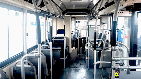 assentos 150 - 200km da direção 16 - 26 da esquerda do ônibus da passagem da cidade de 8.5m EV milhagem pública